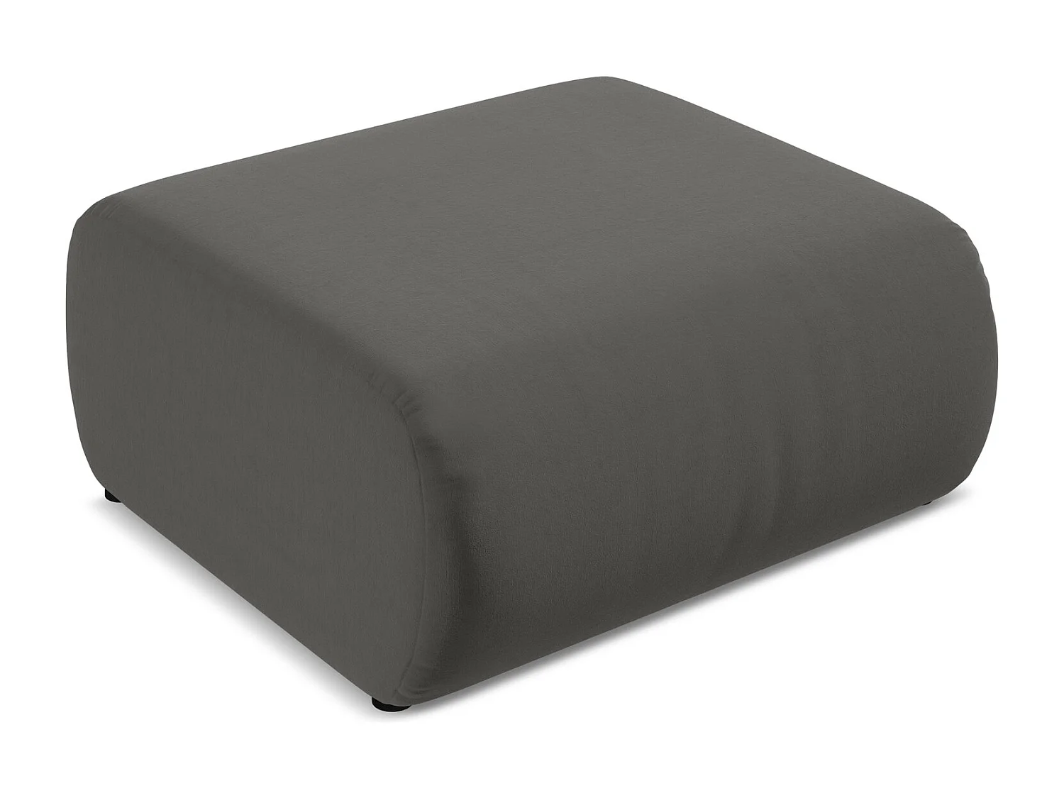 Pouf - Hocker - Samt - Stahl - EKAHI