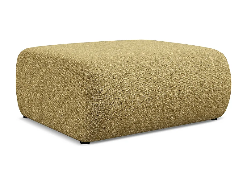 Poef van mosterd textuurstof - EKAHI