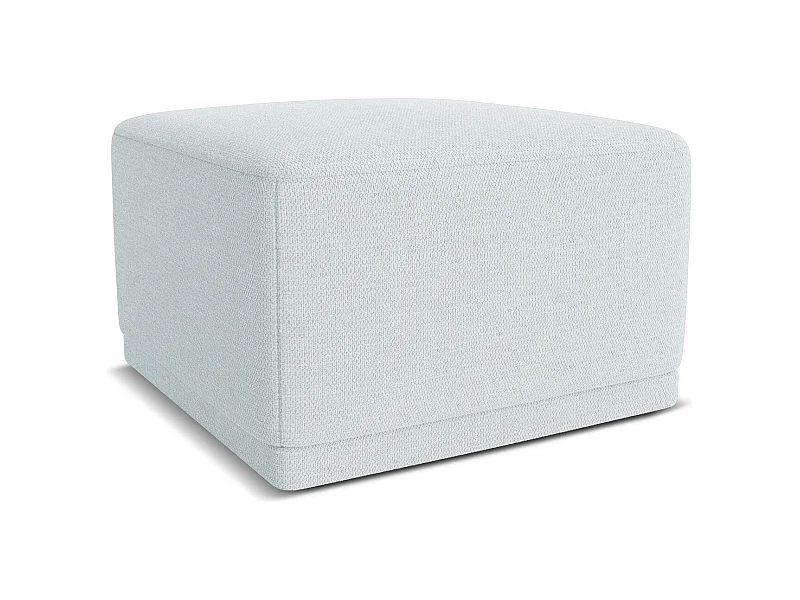 Pouf - Hocker - Chenille - Hellblau - KAILA