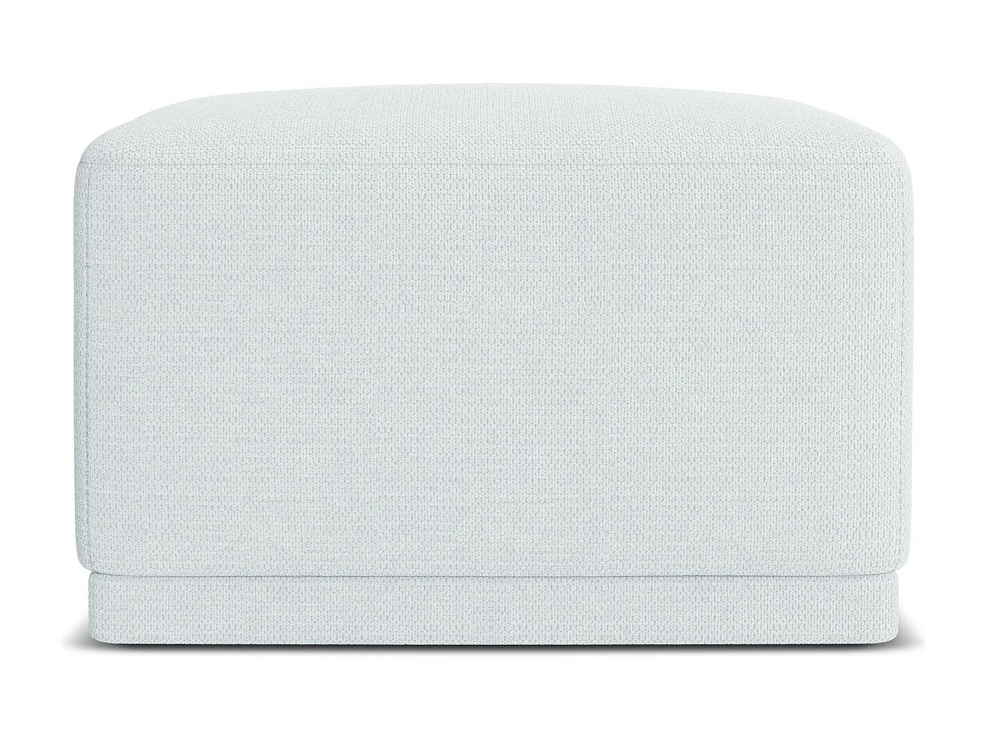 Pouf - Hocker - Chenille - Hellblau - KAILA