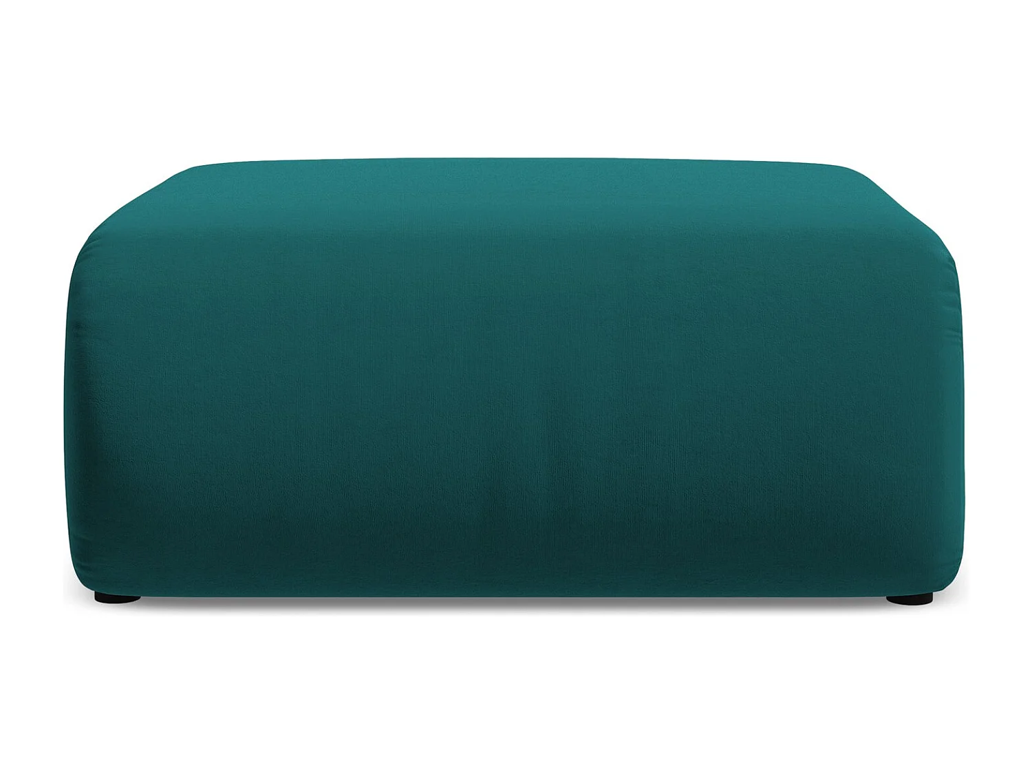 Pouf en velours - marin - EKAHI