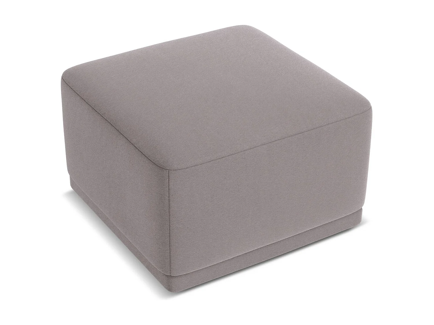 Pouf en velours - lavande - KAILA