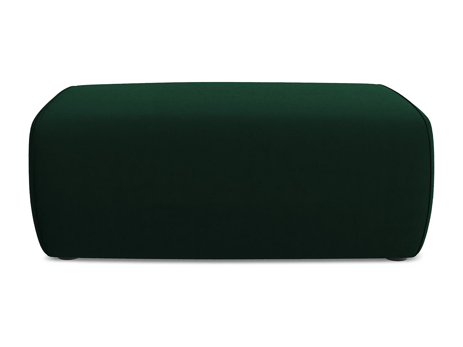 Pouf en velours - bouteille verte - NANEA
