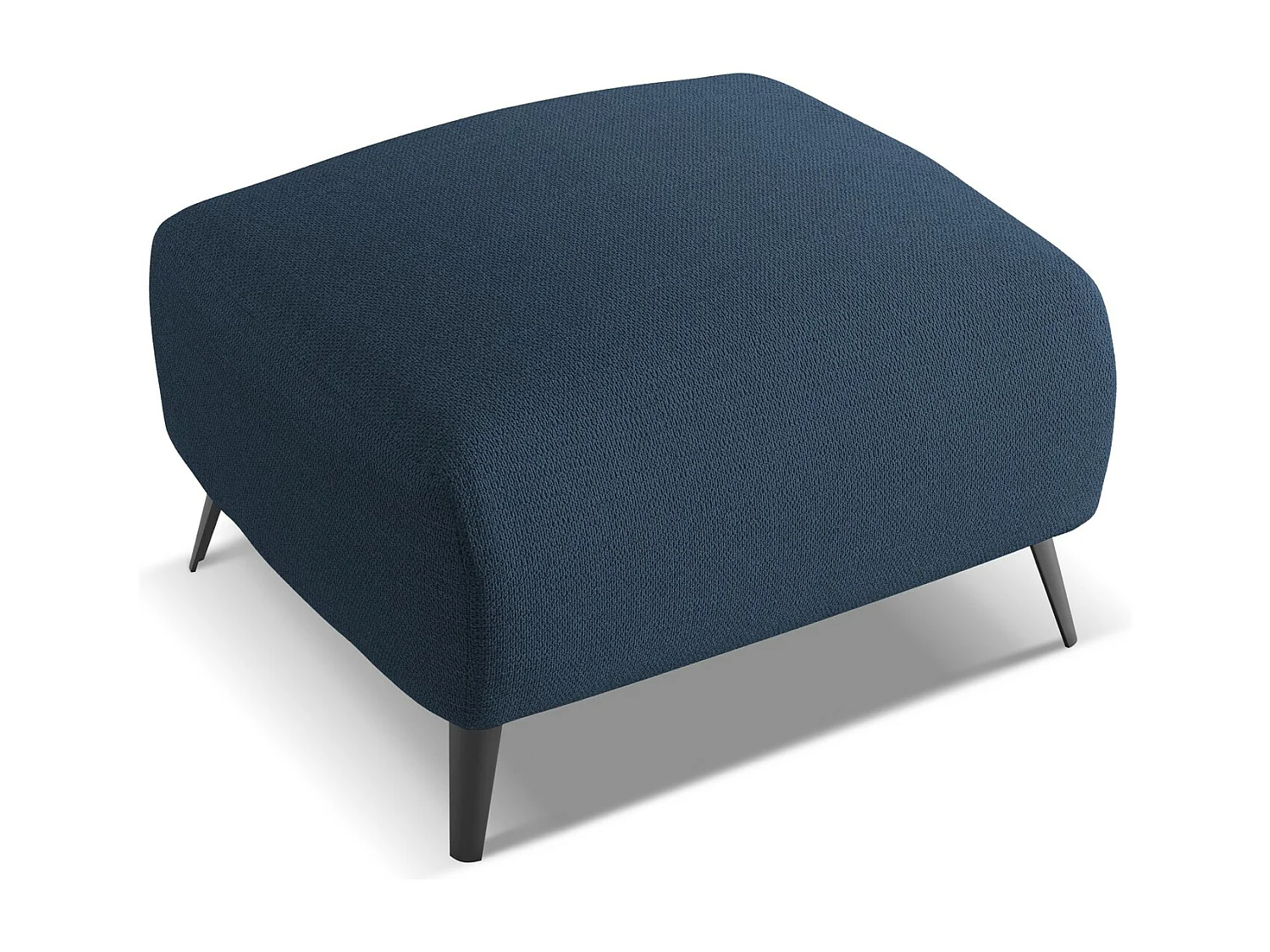 Pouf - Hocker - Chenille - Königsblau - MALIE