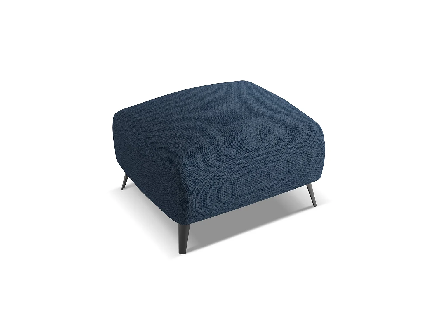 Pouf - Hocker - Chenille - Königsblau - GENOVA