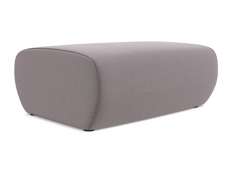 Pouf - Hocker - Samt - Lavendel - NANEA