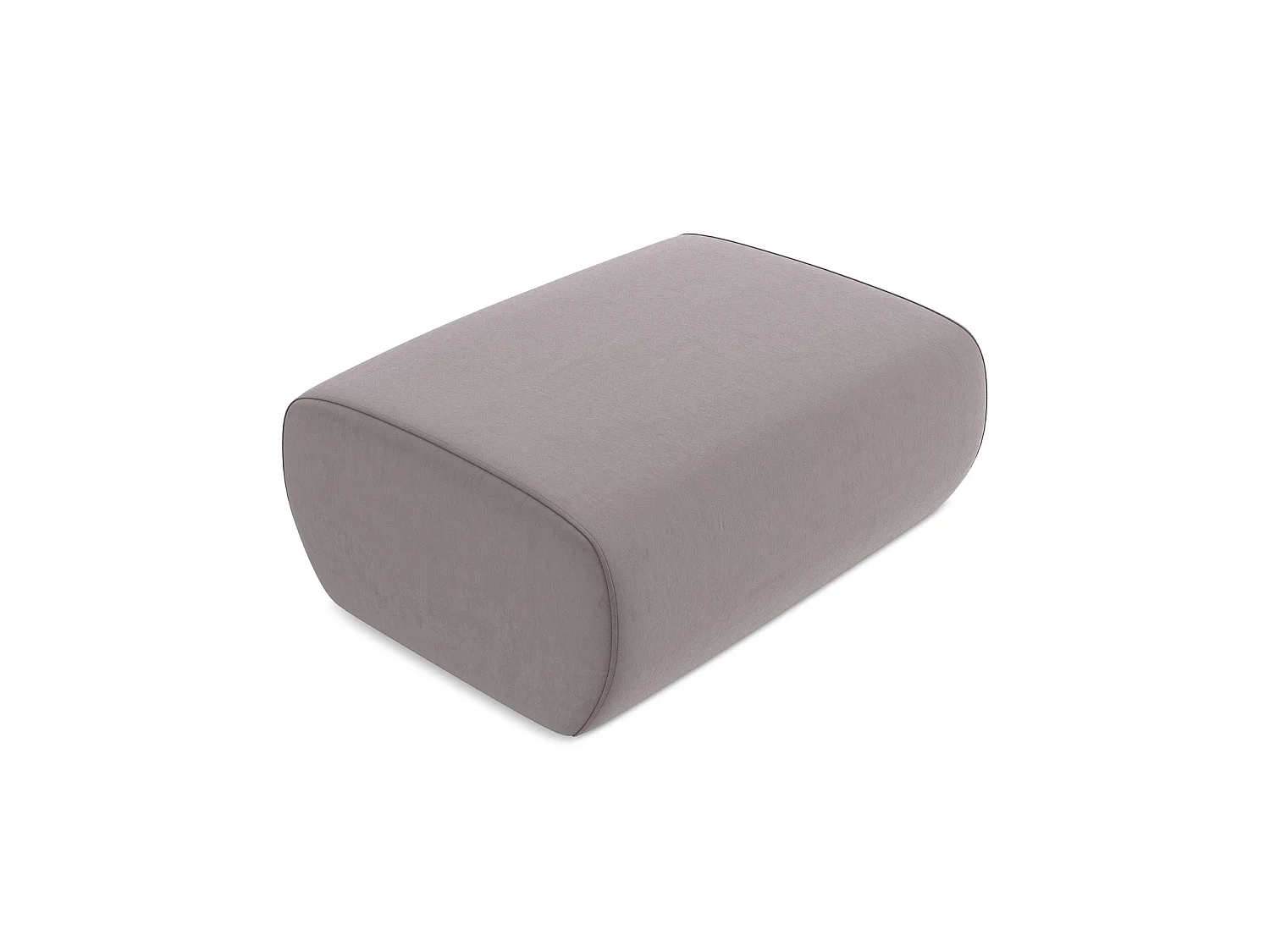 Pouf en velours - lavande - PALERMO