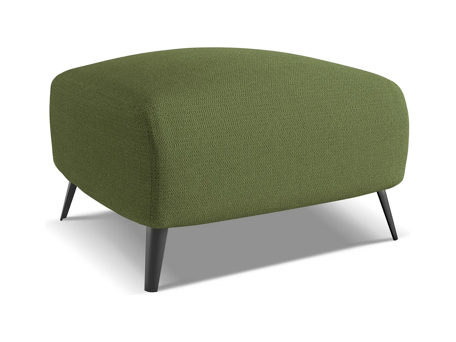 Pouf - Hocker - Chenille - Flaschengrün - MALIE