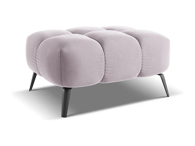 Pouf - Hocker - Samt - Lavendel - NALU