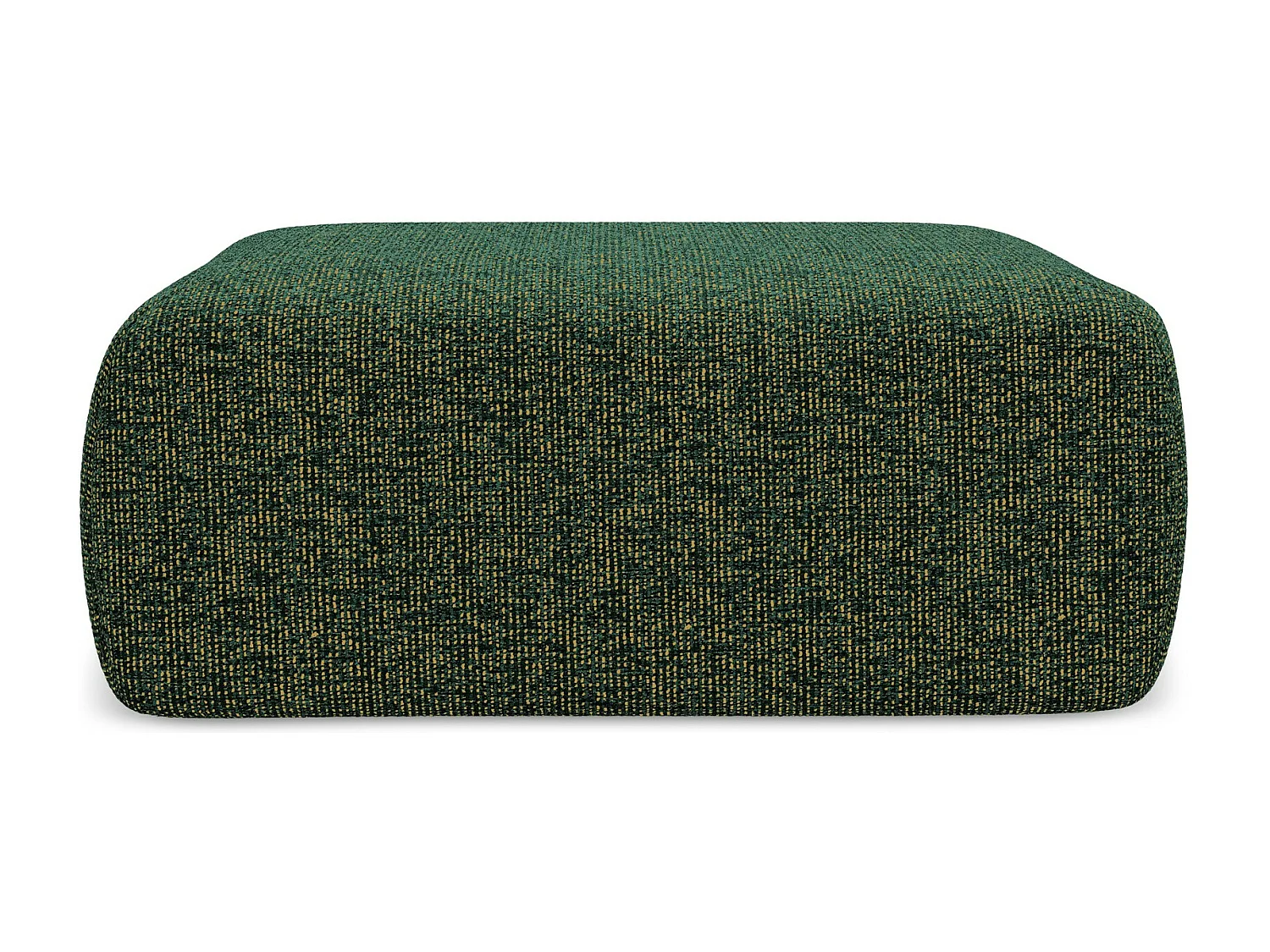 Pouf en tissu texturé - vert - KAPUA