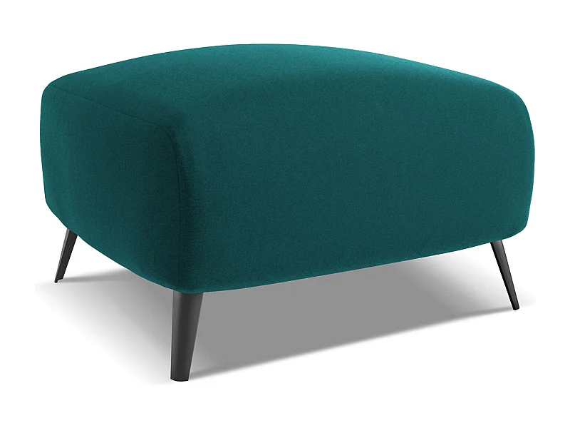 Pouf en velours - marin - MALIE