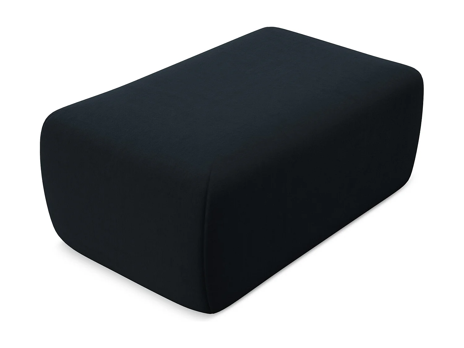 Pouf en velours - bleu royal - KAPUA