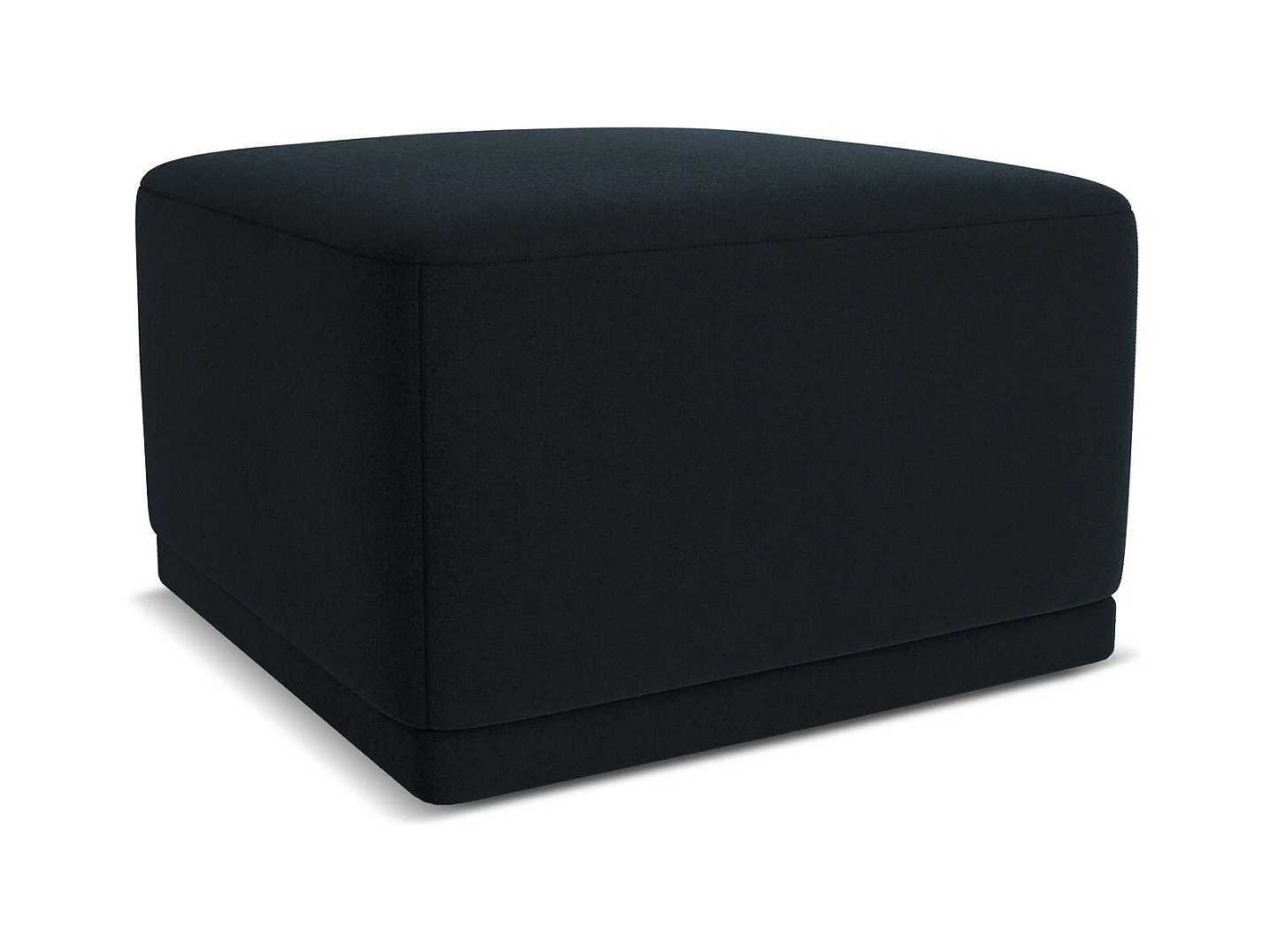 Pouf - Hocker - Samt - Königsblau - KAILA