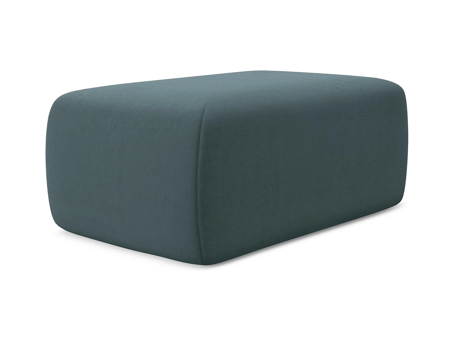 Pouf - Hocker - Samt - Marine - NANEA