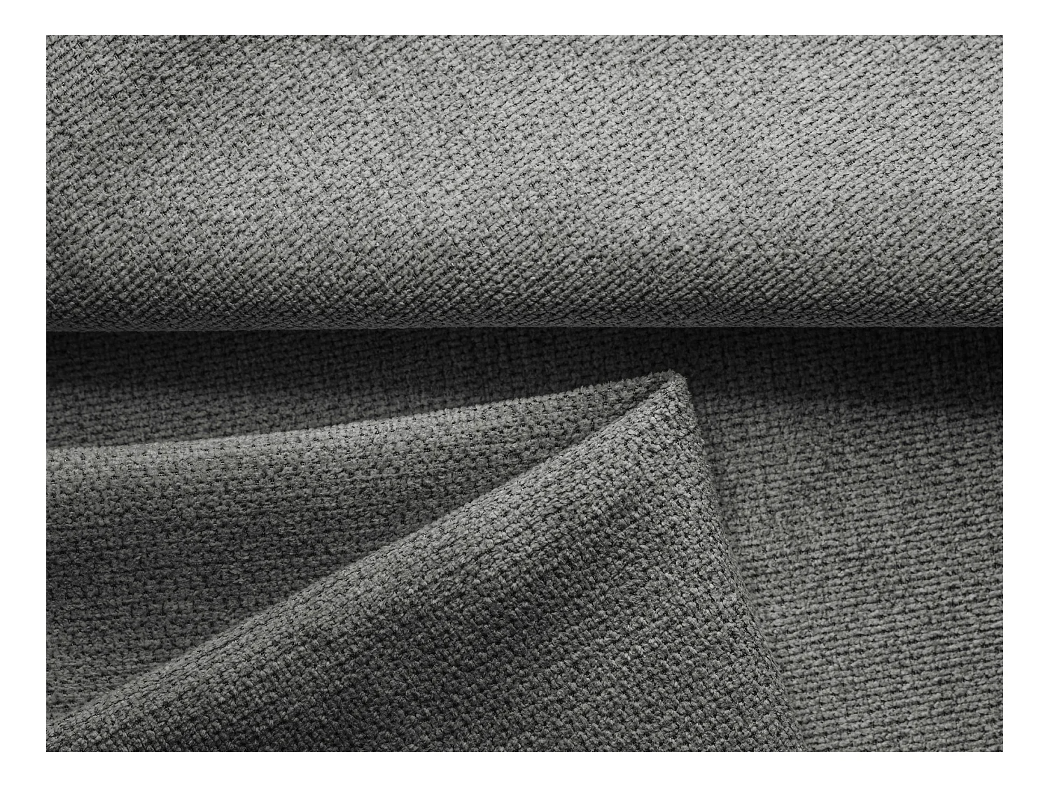 Pouf en tissu chenille - éléphant - KAILA