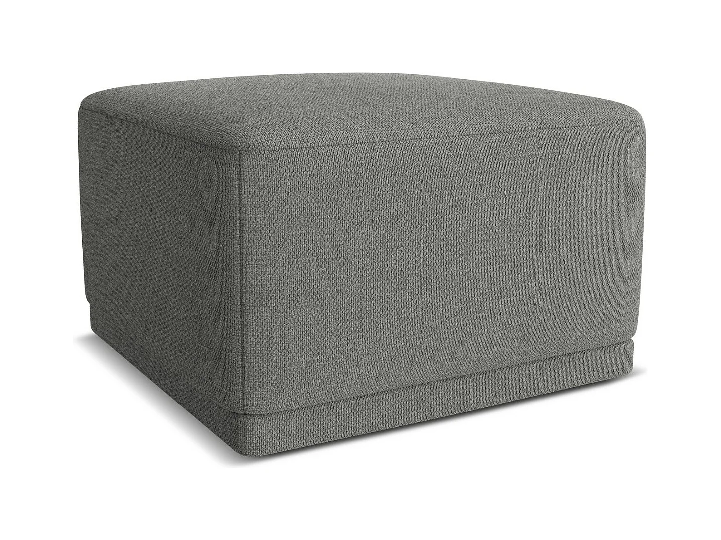 Pouf en tissu chenille - éléphant - KAILA