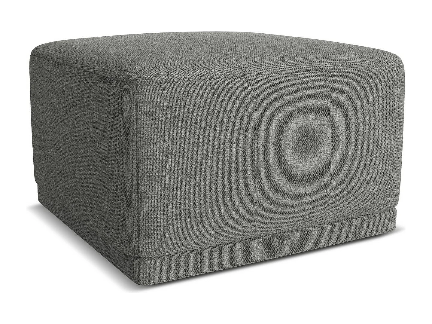 Pouf en tissu chenille - éléphant - KAILA