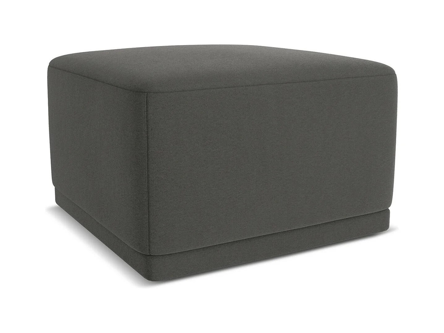 Pouf - Hocker - Samt - Stahl - KAILA