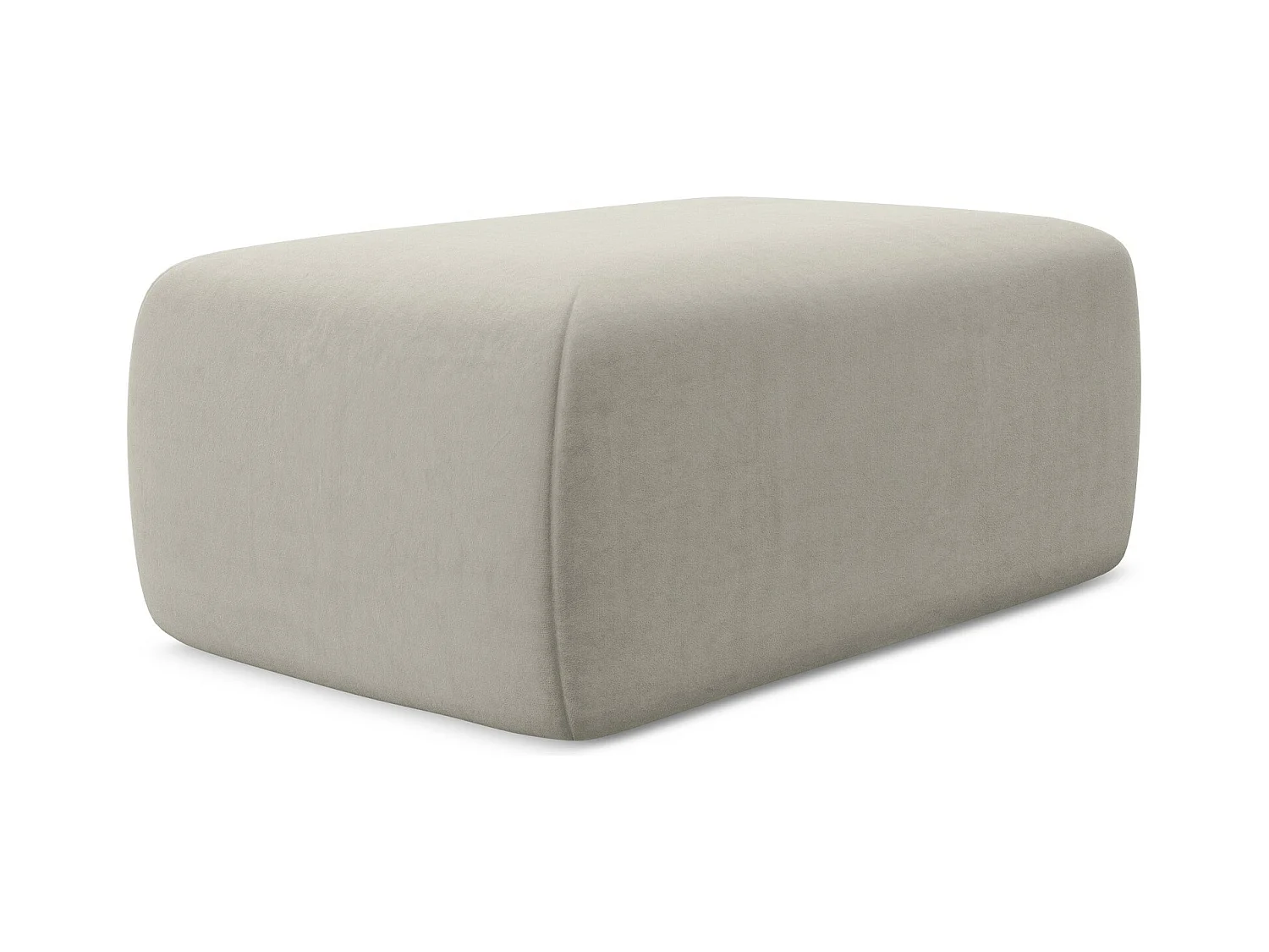 Pouf - Hocker - Samt - Perle - NANEA