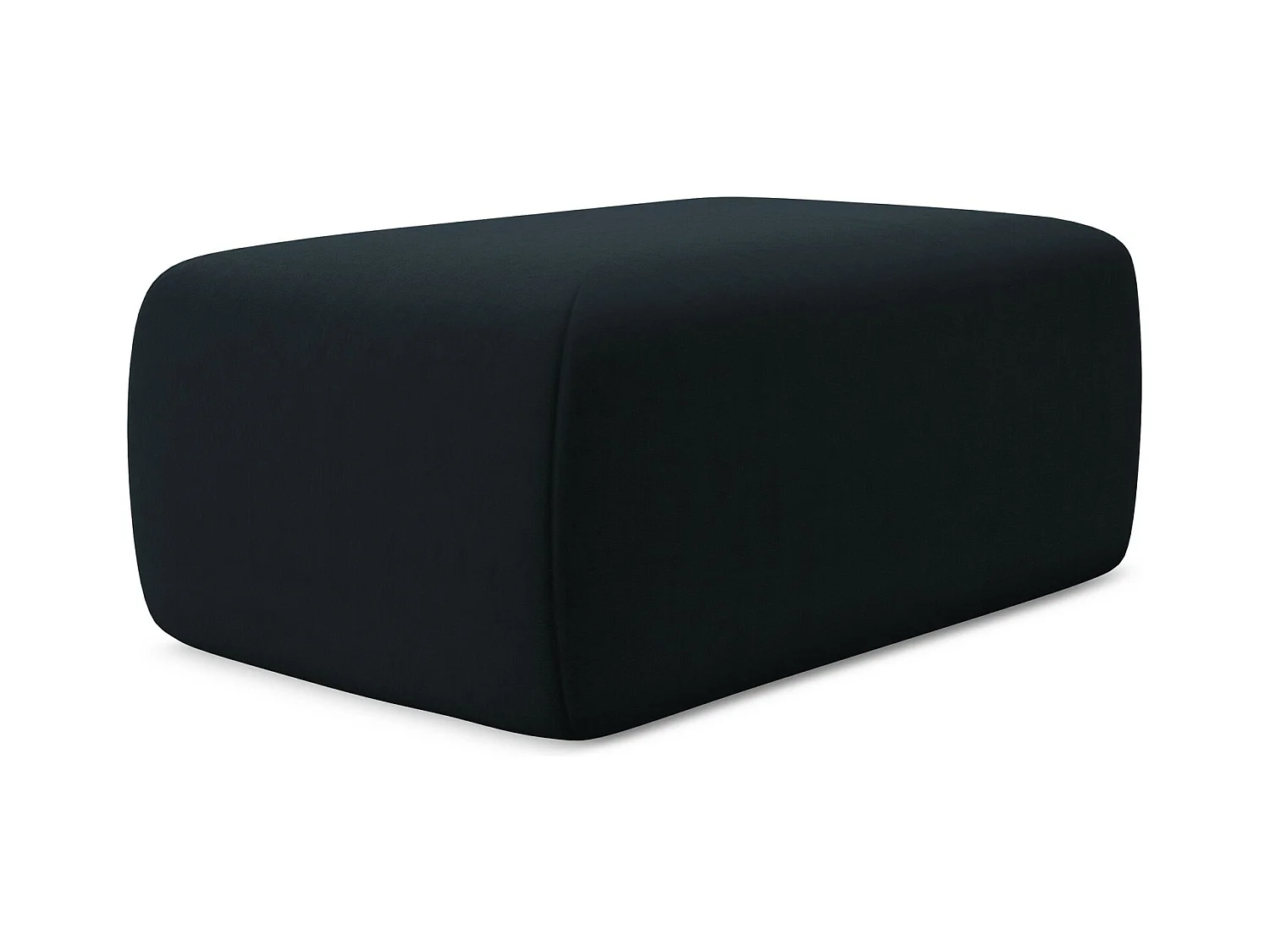 Pouf - Hocker - Samt - Königsblau - NANEA