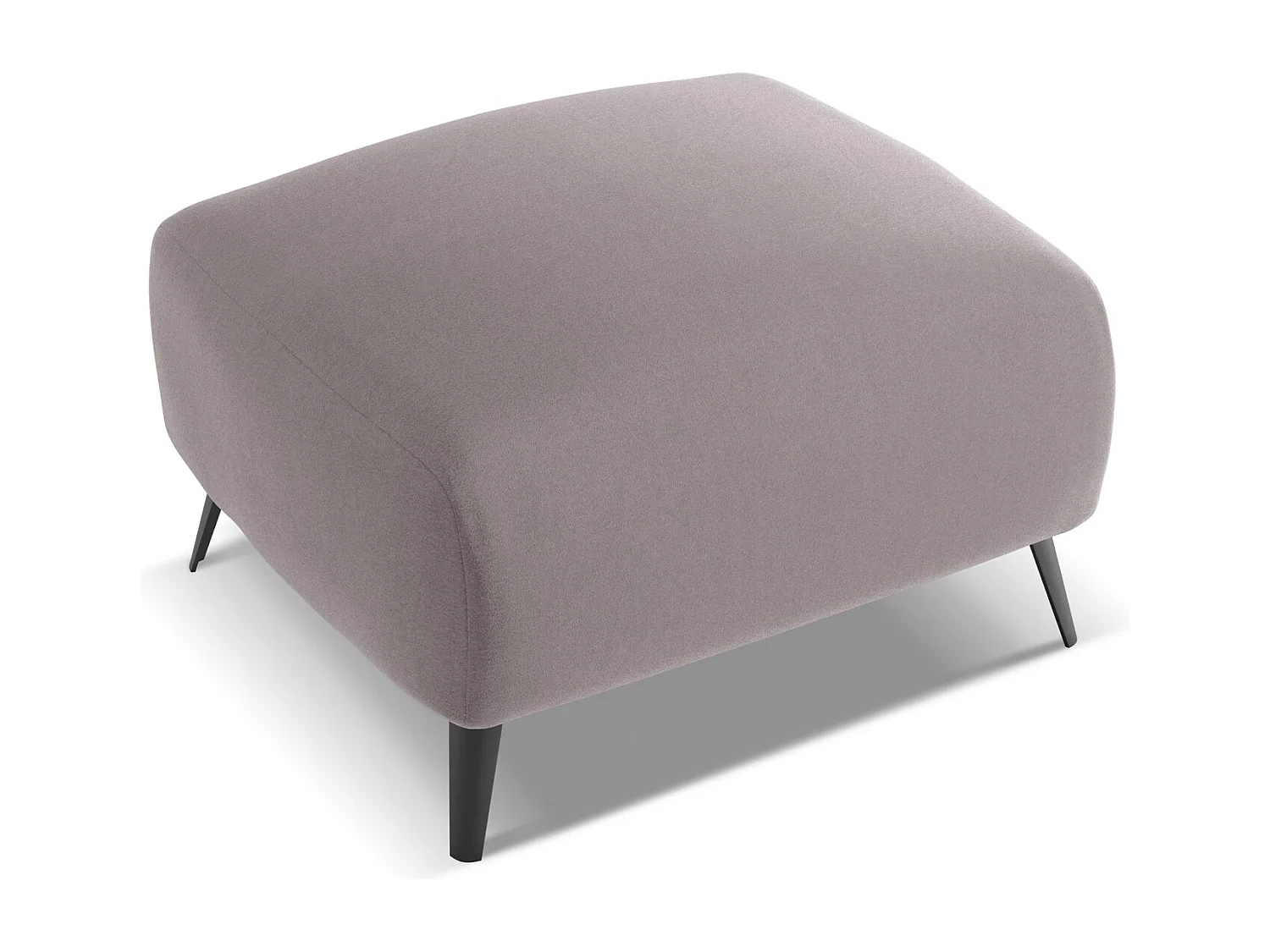 Pouf en velours - lavande - MALIE