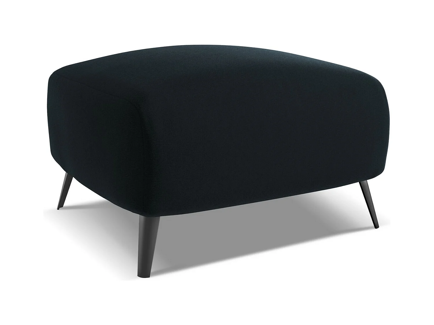 Pouf en velours - bleu royal - MALIE