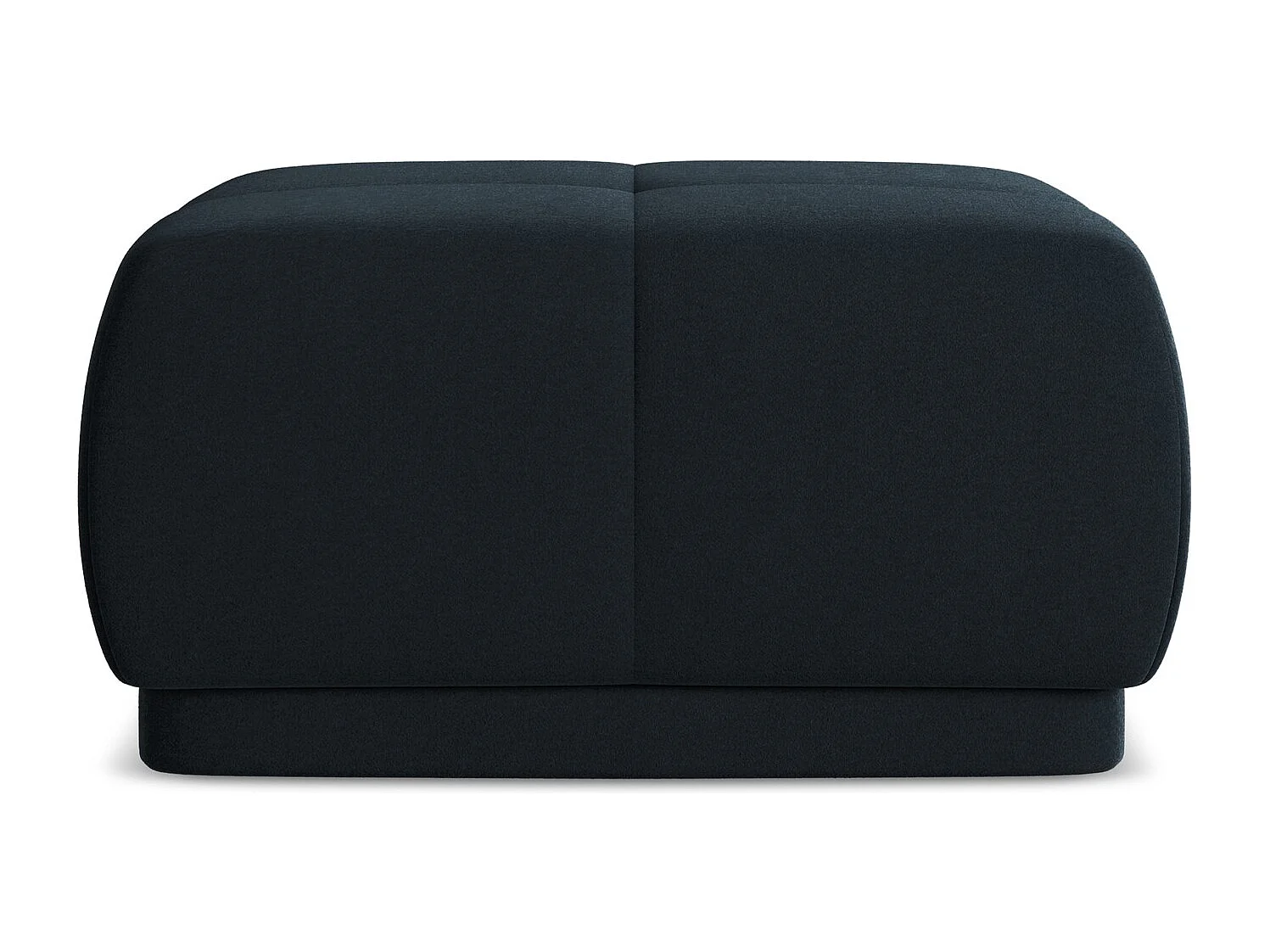 Pouf en velours - bleu royal - HOKU