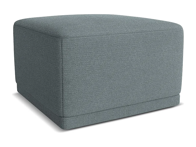 Pouf - Hocker - Chenille - Jeans - KAILA