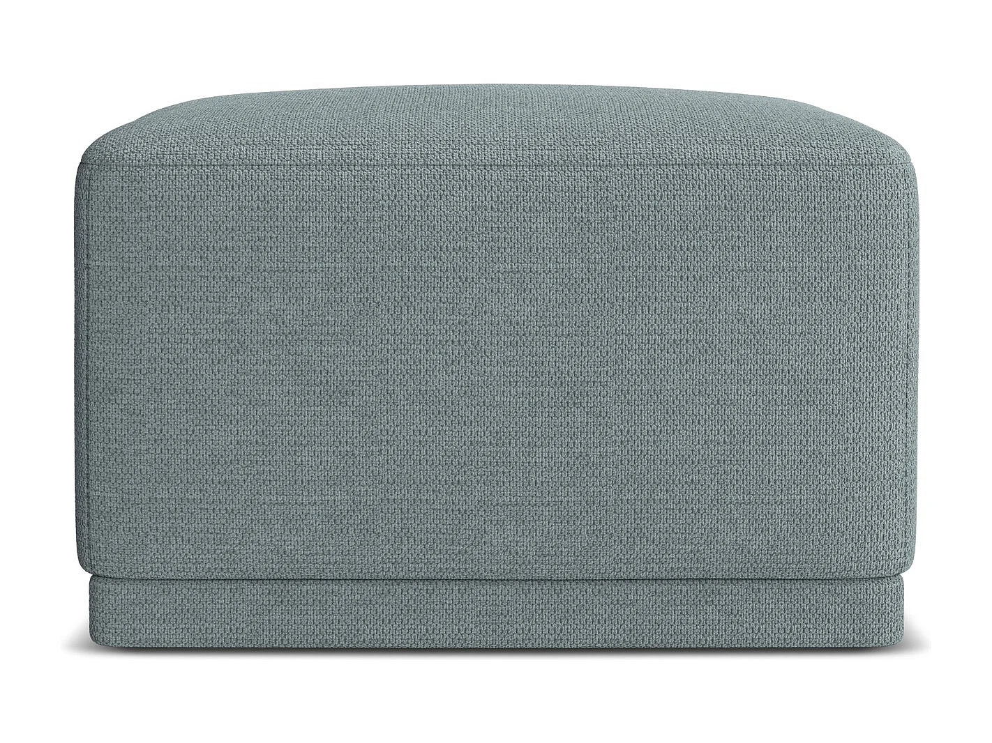 Poef van jeans chenille stof - KAILA