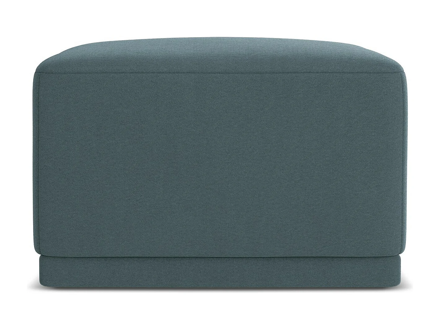 Pouf en velours - marin - KAILA