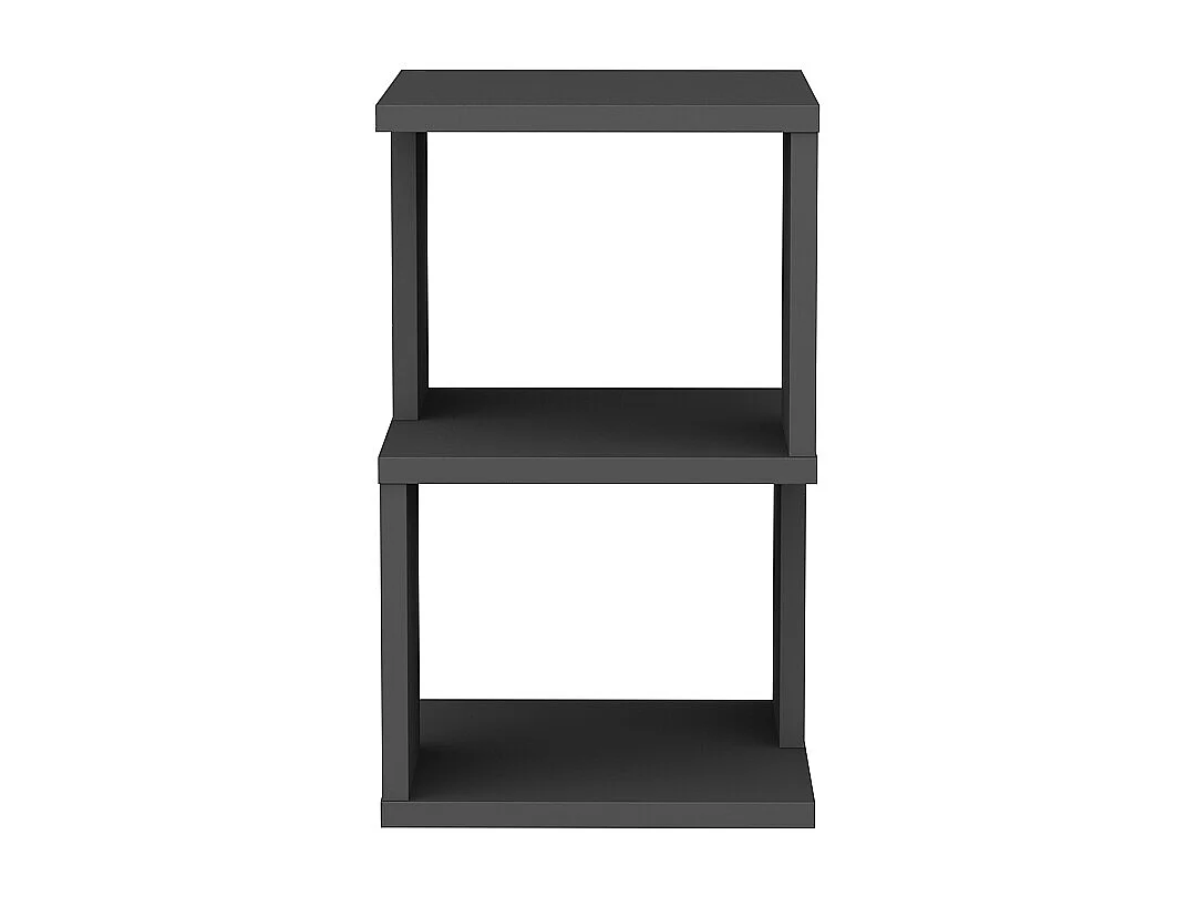 Table de chevet Carter , Etagères ouvertes, table d'appoint (Anthracite)