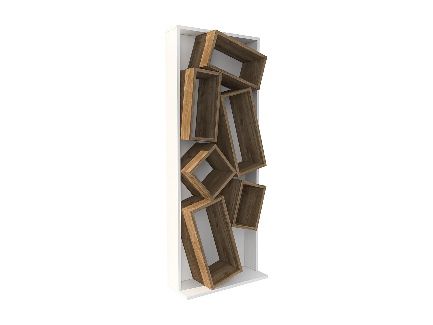 Decorotika Carmen Bookshelf 6 Open Shelves - 60 cm W x 153,6 cm H x  24 cm D