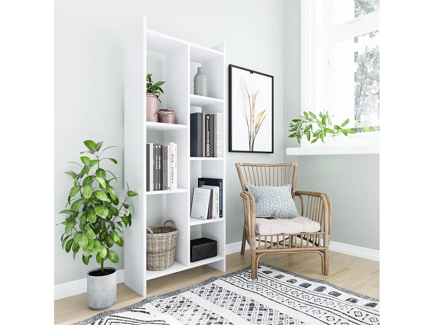 Decorotika Eden 7-tier Bookcase