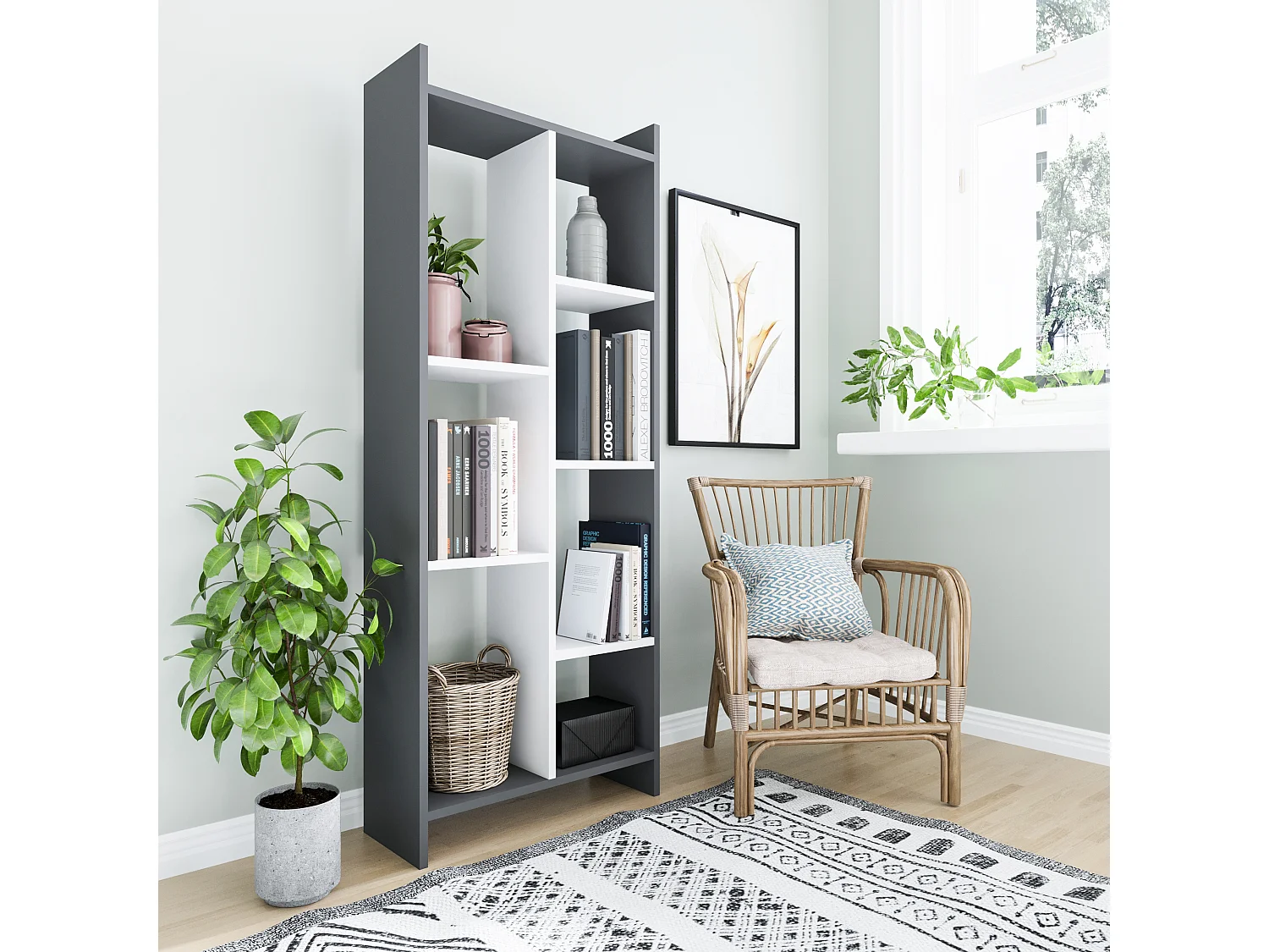 Decorotika Eden 7-tier Bookcase