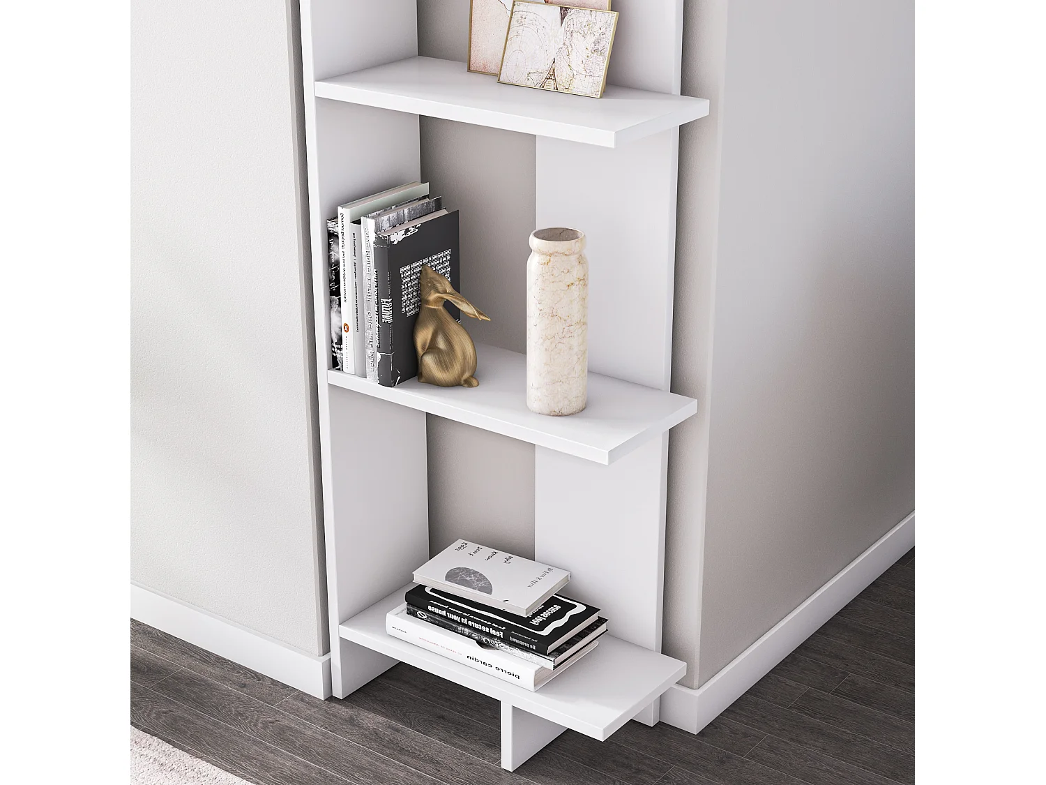 Bücherregal Alis  Weiß