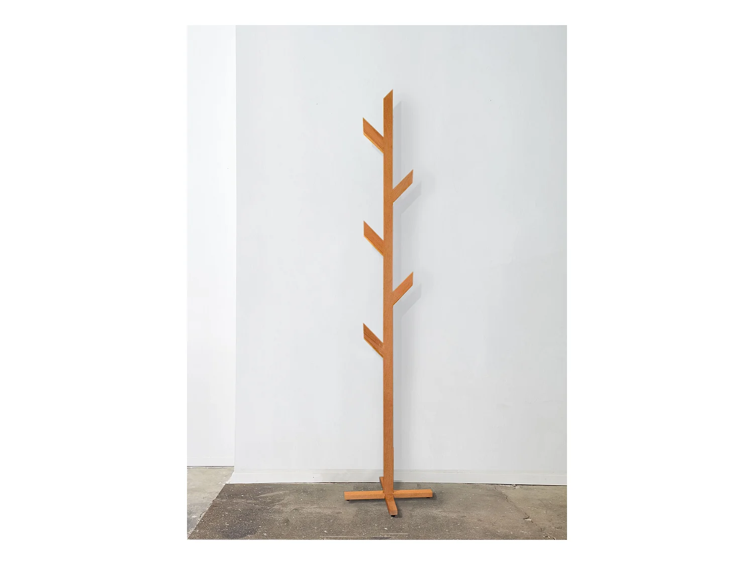 Arbrano 162 cm Portemanteu sur Pied, Fait-main et en Bois