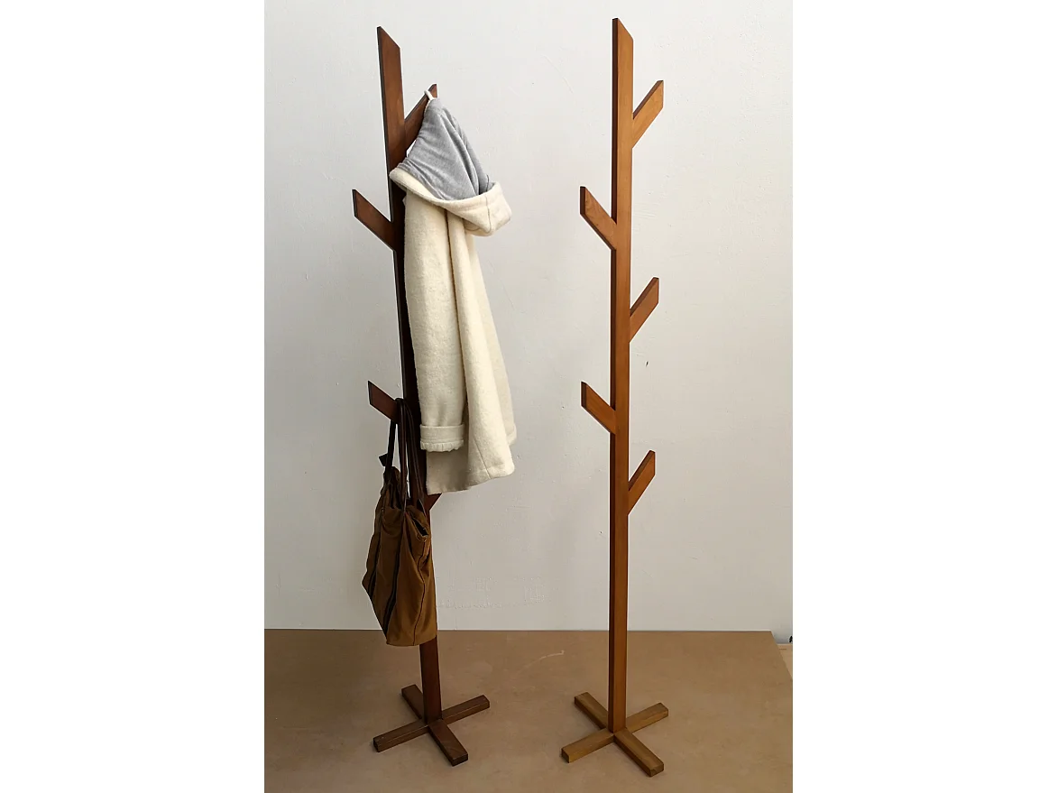 Arbrano 162 cm Portemanteu sur Pied, Fait-main et en Bois