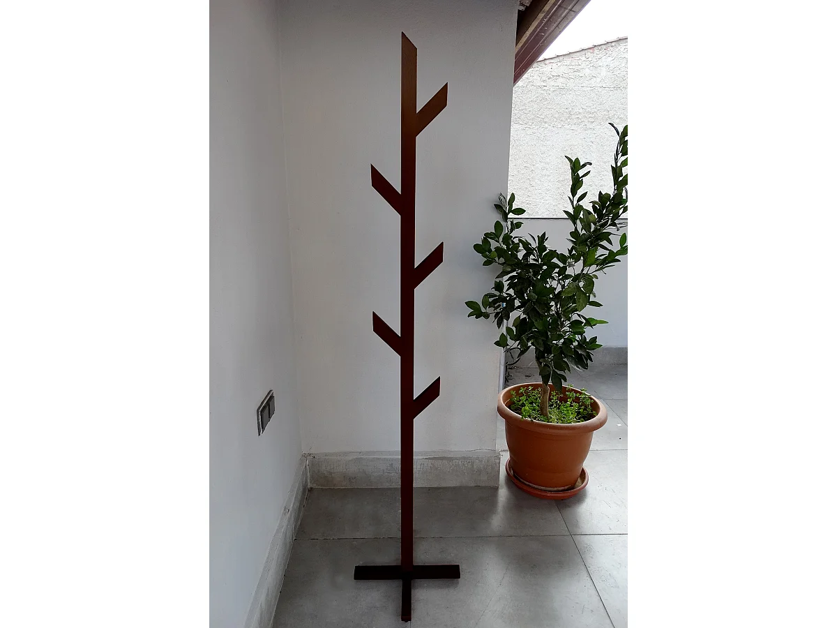 Arbrano 162 cm Portemanteu sur Pied, Fait-main et en Bois