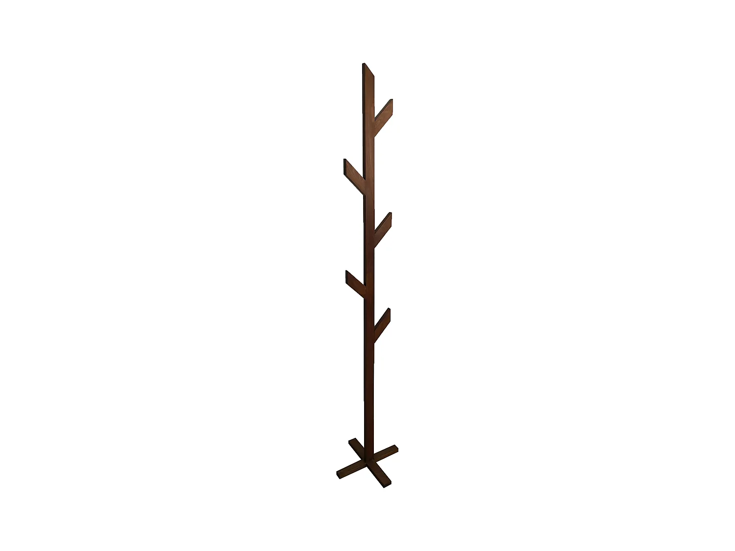 Arbrano 162 cm Portemanteu sur Pied, Fait-main et en Bois