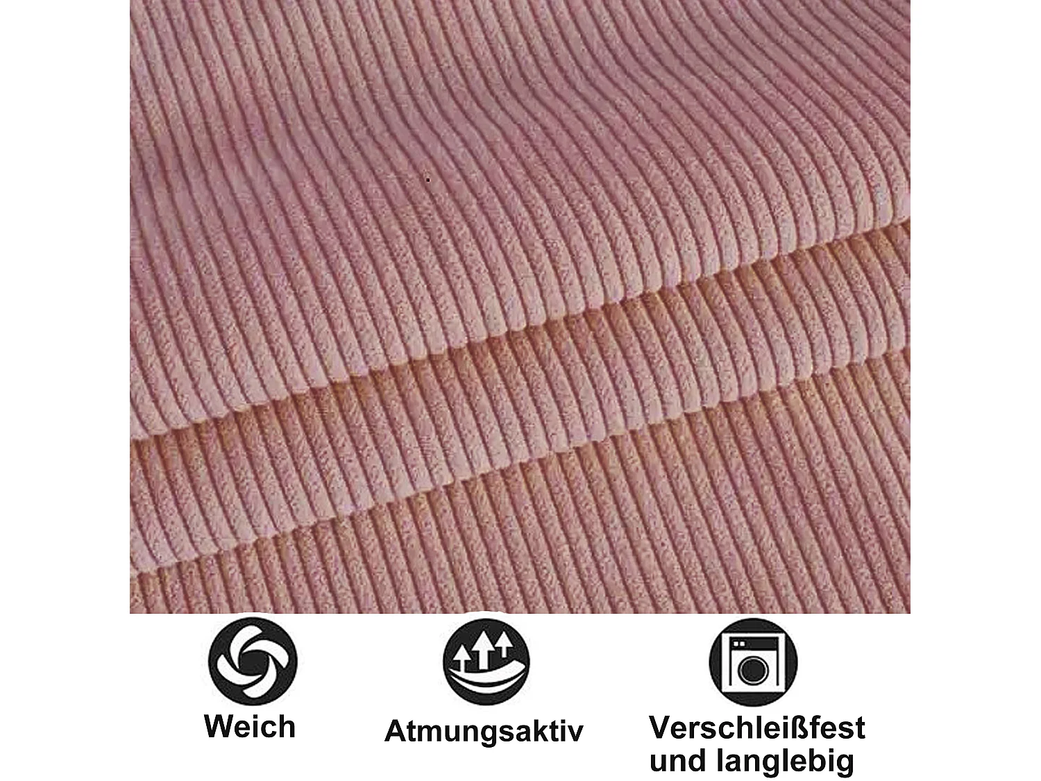 Lit capitonné 90 x 200 cm, canapé-lit - Velours - Sommier à lattes - Rose (sans matelas)