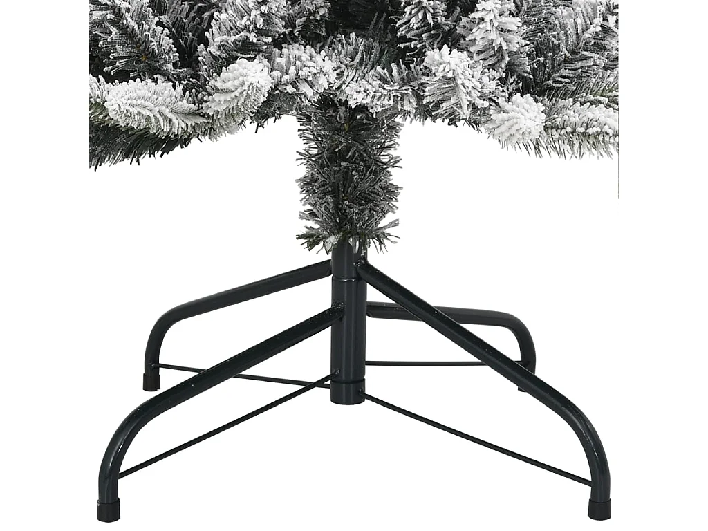 Kunstkerstboom met 300 LED's en sneeuw 240 cm