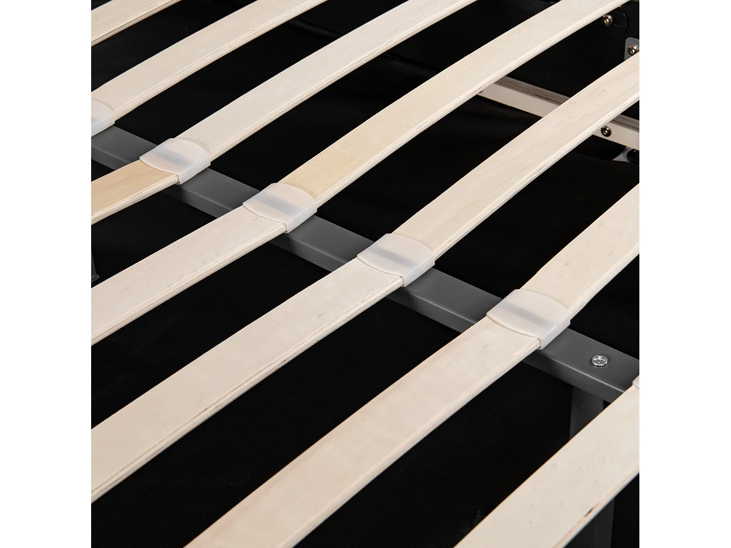 Lit Double, Rembourré Lit, 140x200cm, Cadre de Lit, Lit Coffre ,Lit Double avec Rangement sous Lit, Rangement, Velours, Gris (sans Matelas)