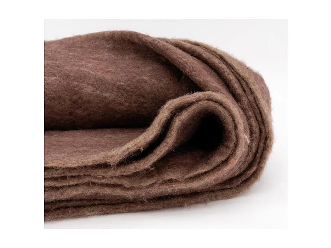 Plaid acrylique Alice Aubergine