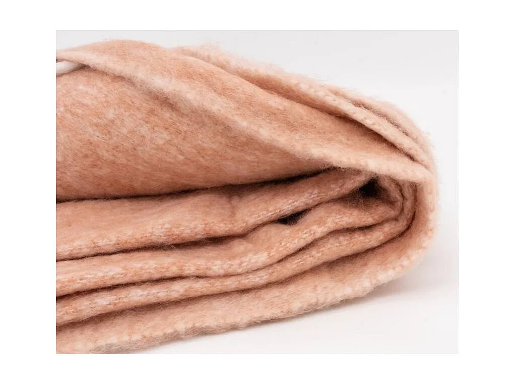 Plaid acrylique Alice Rouille