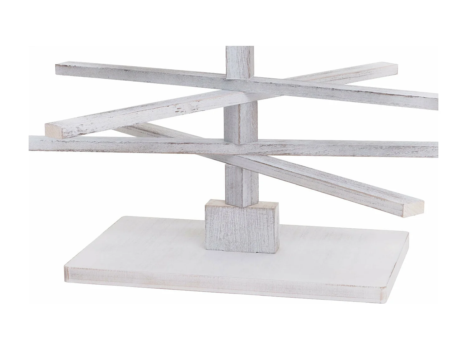 Sapin de noël décoratif bois blanche 33 x 6 x 120 cm 04_0008327