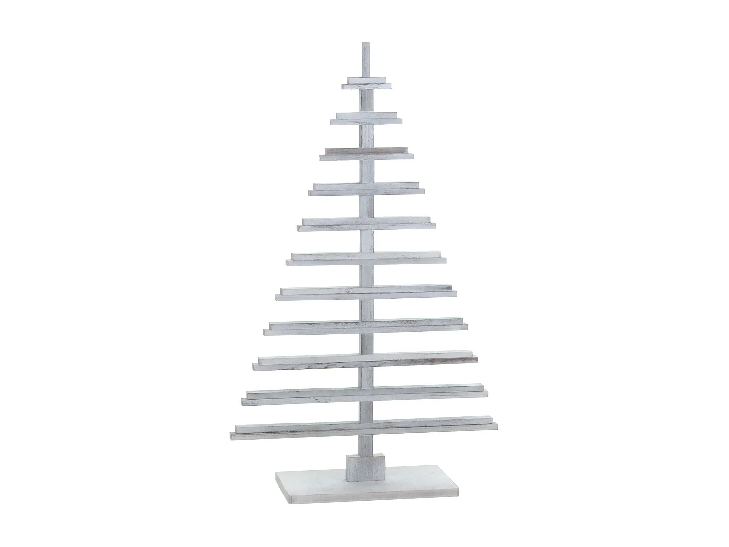 Sapin de noël décoratif bois blanche 33 x 6 x 120 cm 04_0008327