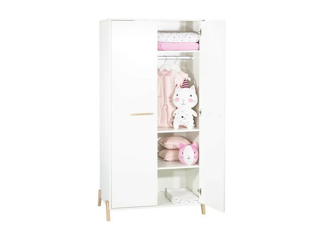 Babyprice - JOY NATUREL - Armoire 2 Portes