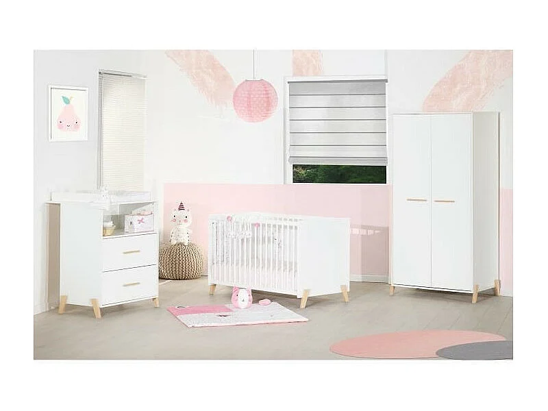 Babyprice - JOY NATUREL - Armoire 2 Portes