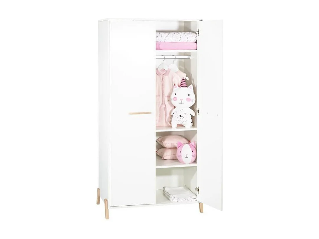 Babyprice - JOY NATUREL - Armoire 2 Portes