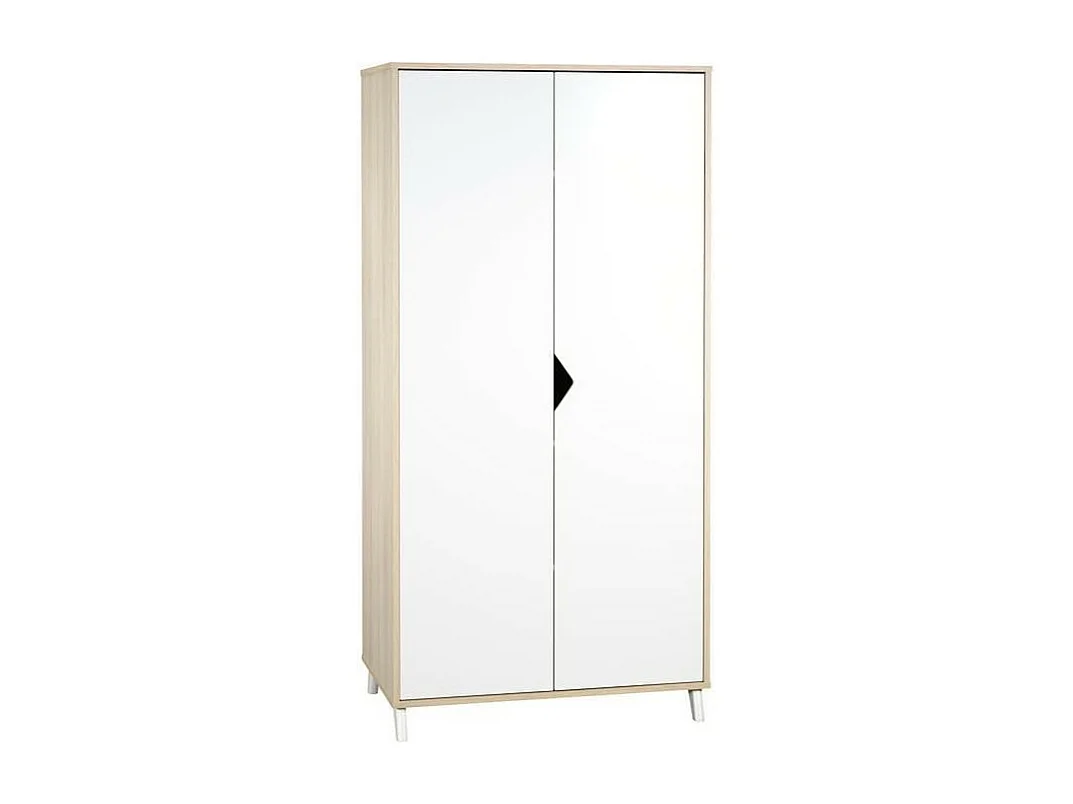 Babyprice - SCANDI NATUREL - Armoire 2 Portes